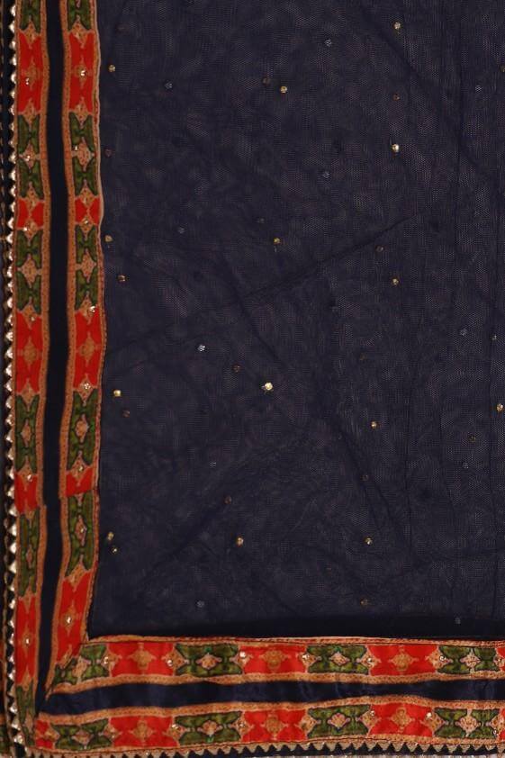 PRINTED LEHENGA WITH EMBELLISHMENTS AND BLOUSE