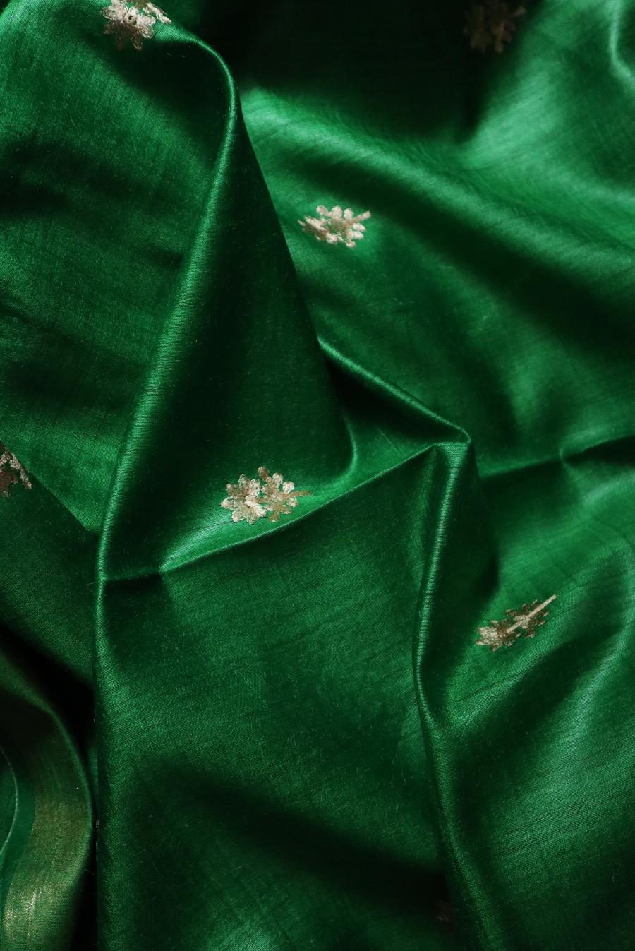 Embroidered Muga Silk Saree Saat Phere (SAREE)