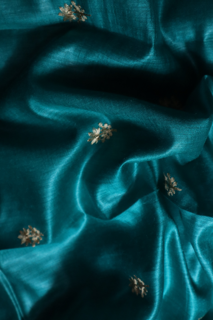 Embroidered Muga Silk Saree Aashirvaad (SAREE)