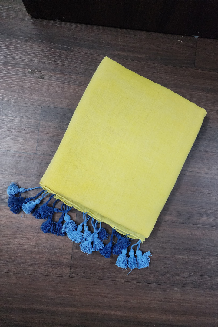 Finest Mulmul Tassel Saree Indra-Dhanush-8 (SAREE)