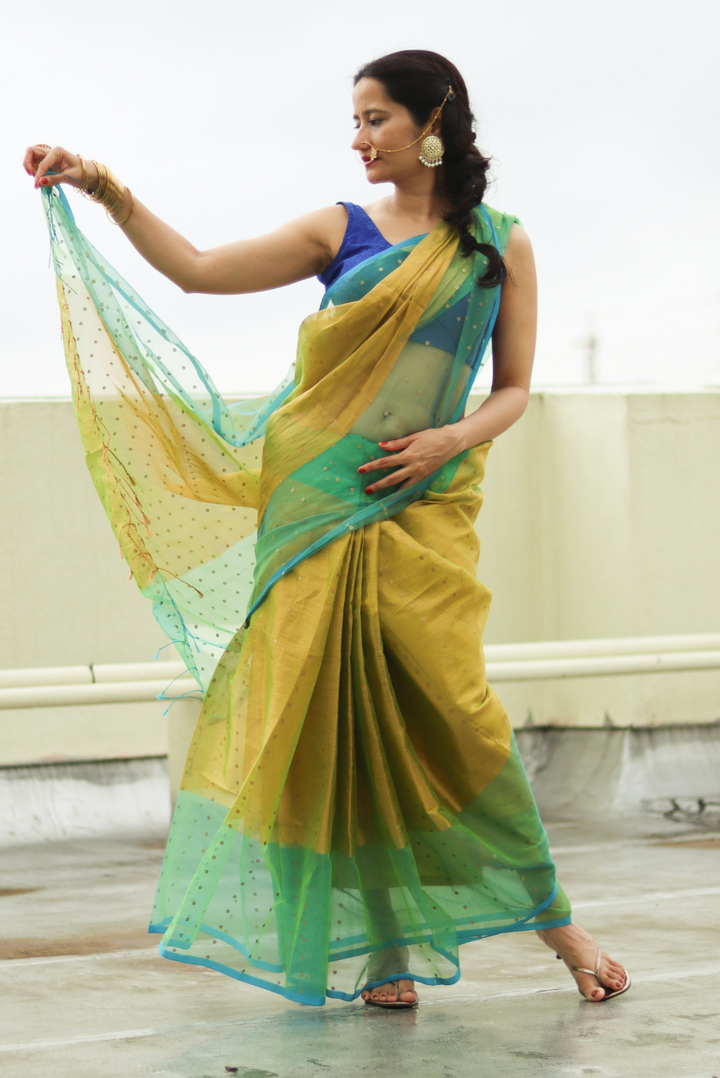 Muslin Silk Sequin Saree Dhoom Ketu (SAREE)