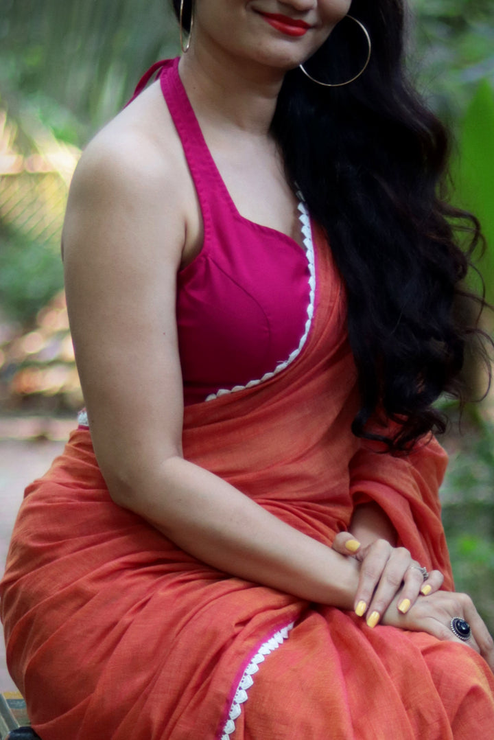 Mulmul Crochet Lace Saree Dil Deewana (SAREE)