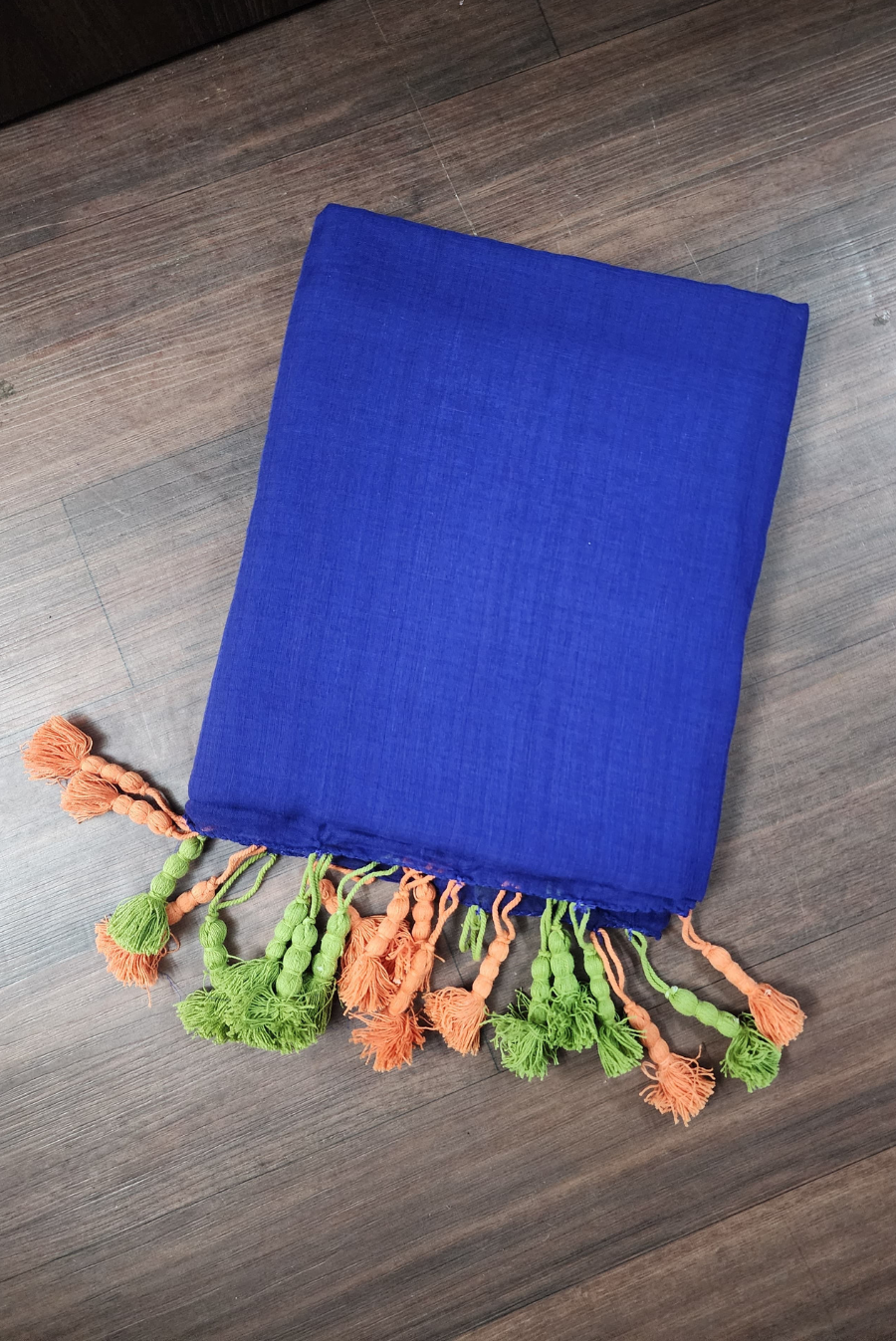 Finest Mulmul Tassel Saree Tiranga (SAREE)