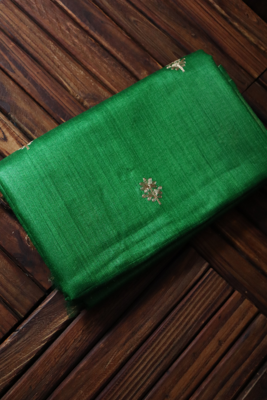 Embroidered Muga Silk Saree Saat Phere (SAREE)