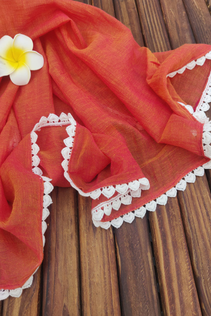 Mulmul Crochet Lace Saree Dil Deewana (SAREE)