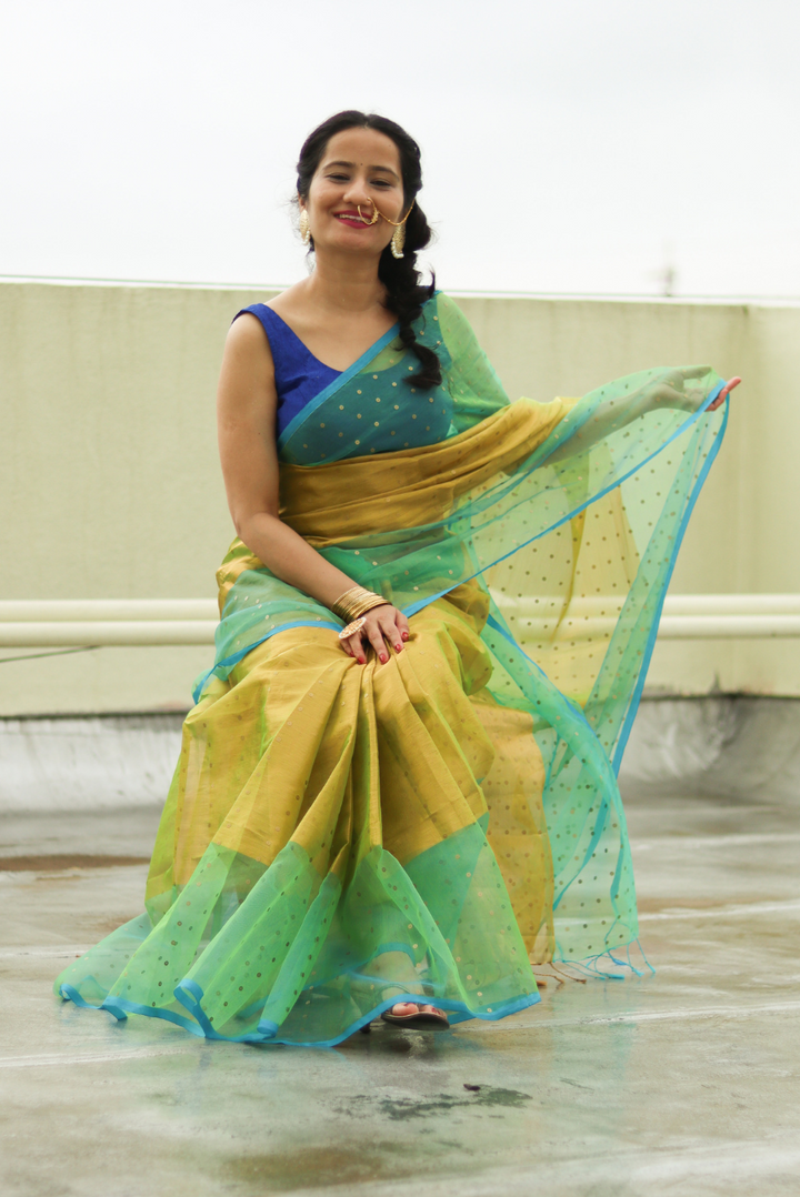 Muslin Silk Sequin Saree Dhoom Ketu (SAREE)