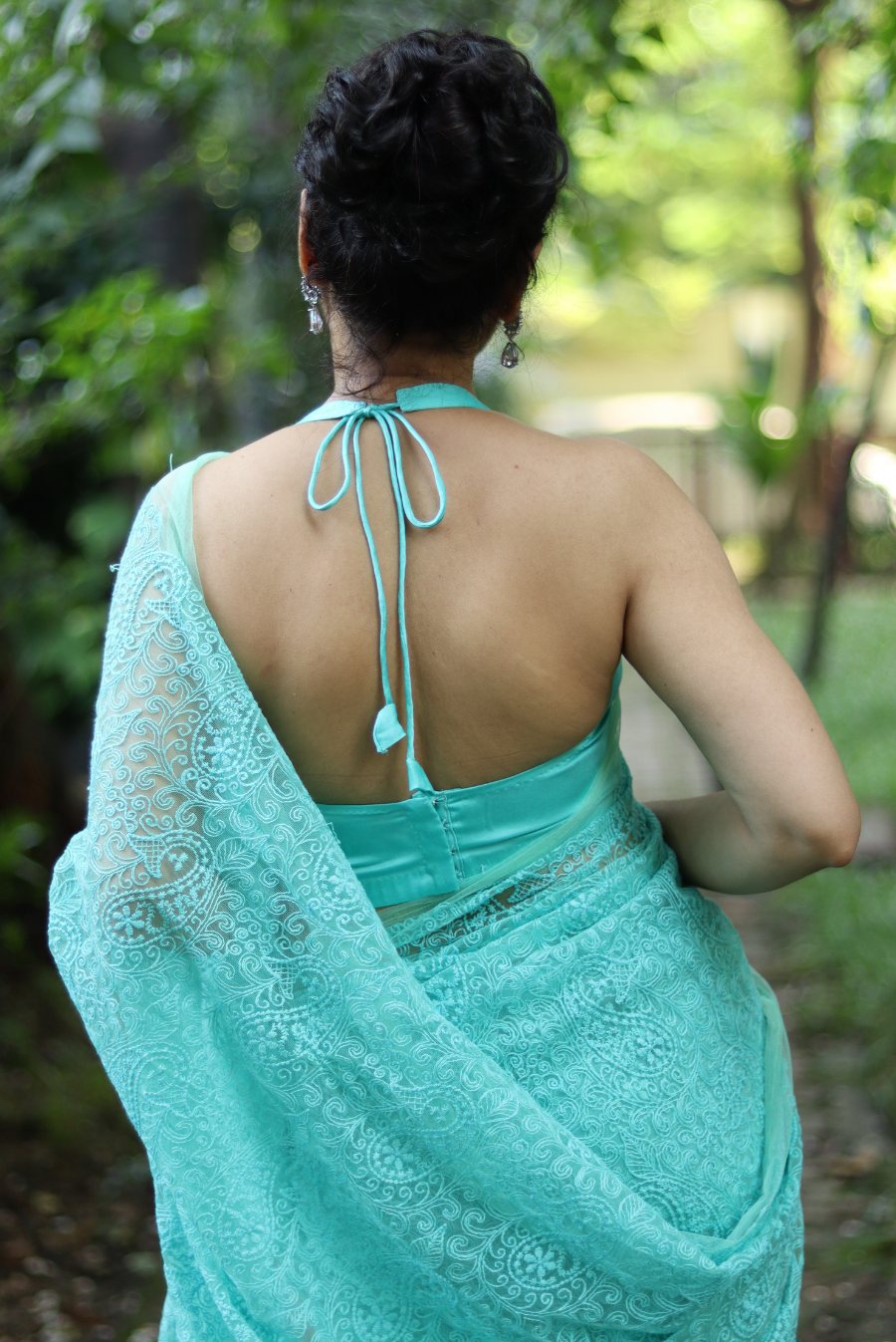 Fully Embroidered Net Saree The Fish-like Sea Princess (SAREE)
