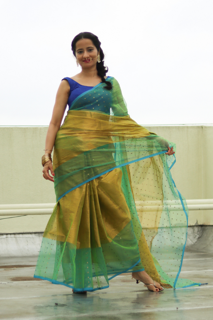 Muslin Silk Sequin Saree Dhoom Ketu (SAREE)