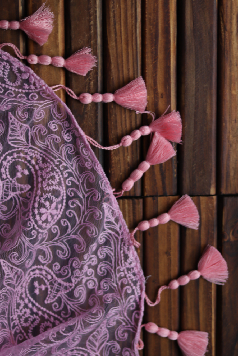 Fully Embroidered Net Saree Princess and her Elves (SAREE)