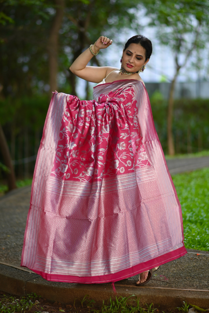 Banarasi Lichi Silk Saree Pavitra (SAREE)