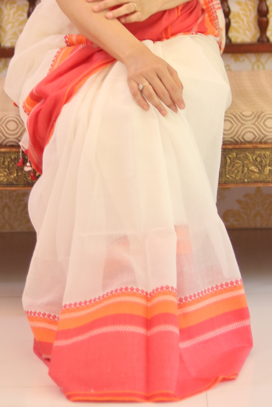 Begampuri Cotton Saree Sunrise (SAREE)