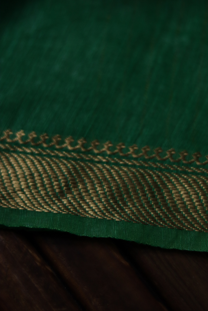 Embroidered Silk Linen Saree Ghazal (SAREE)