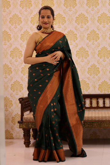 Paithani Kantan Silk Saree Dhadkan (SAREE)