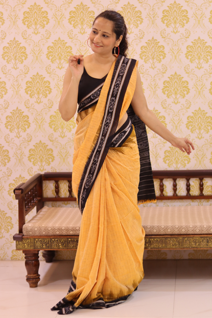 Cotton Ikkat Saree Dawn (SAREE)