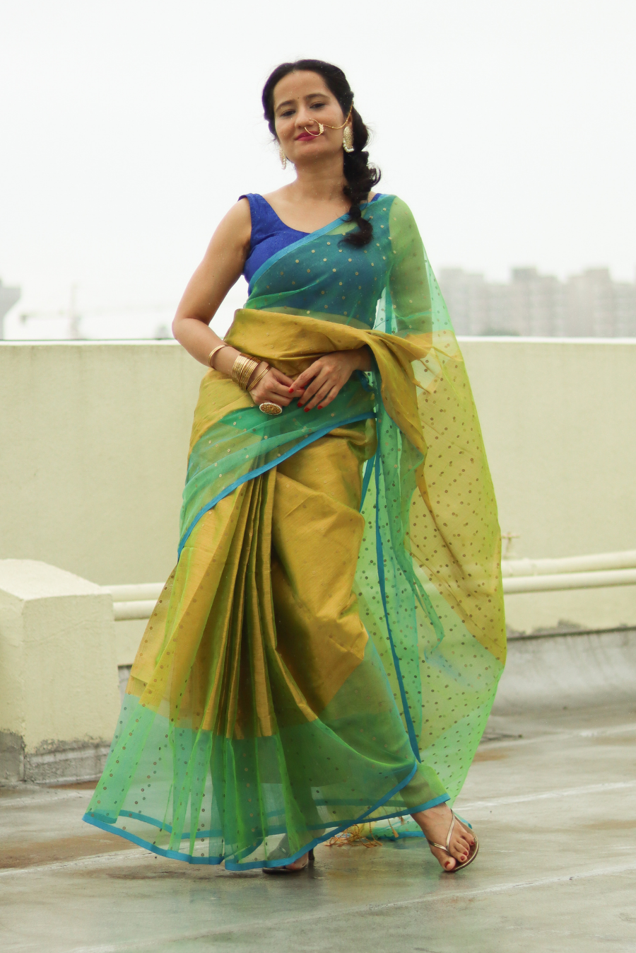 Muslin Silk Sequin Saree Dhoom Ketu (SAREE)