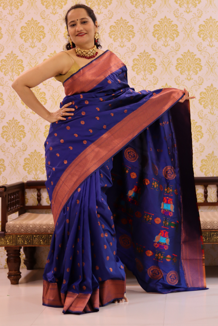 Paithani Kantan Silk Saree Badastoor (SAREE)