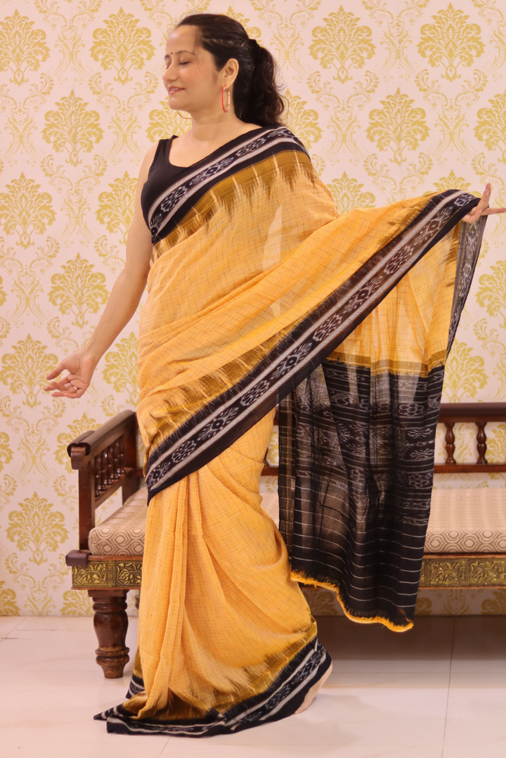 Cotton Ikkat Saree Dawn (SAREE)