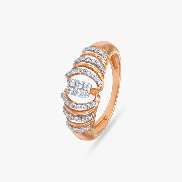 Celestial Gleam Diamond Finger Ring