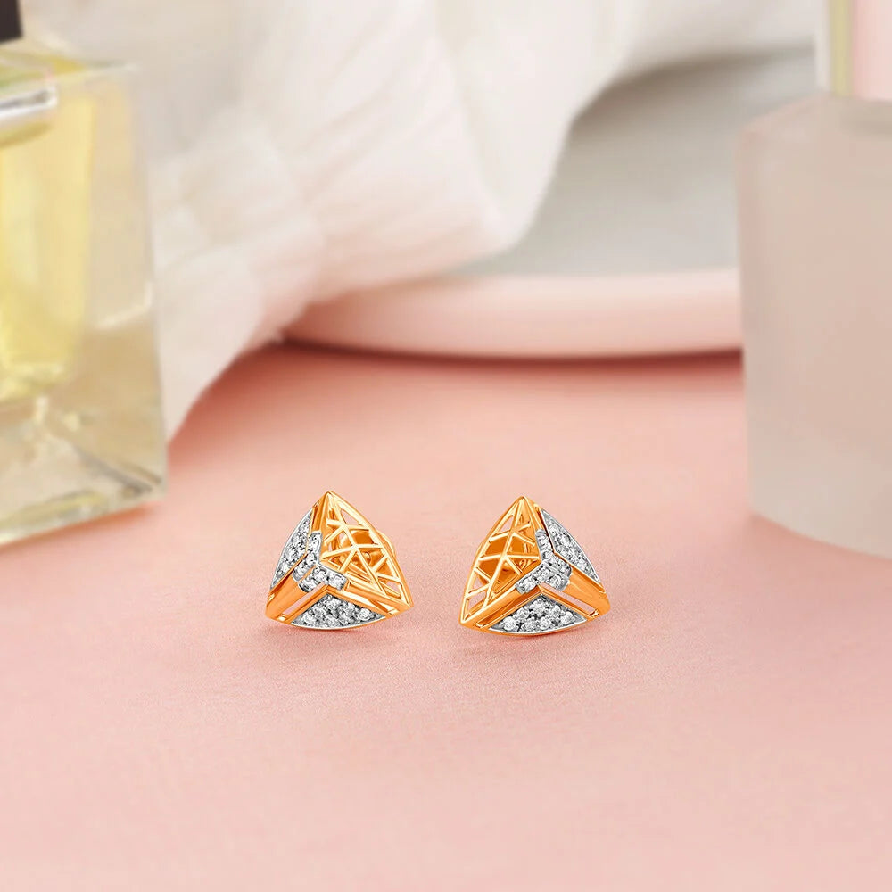 Slender Stud Earrings