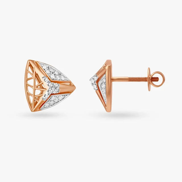 Slender Stud Earrings