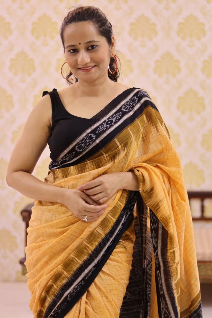 Cotton Ikkat Saree Dawn (SAREE)