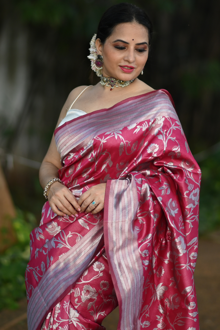 Banarasi Lichi Silk Saree Pavitra (SAREE)
