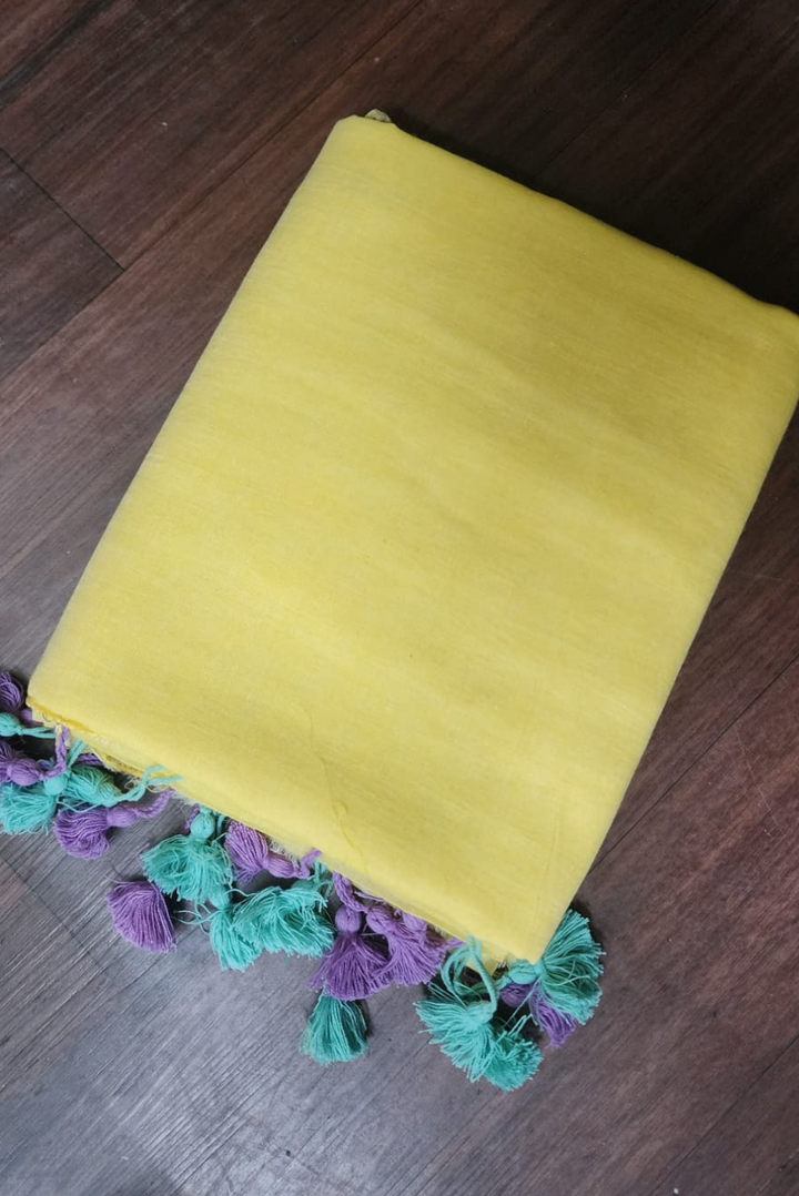 Finest Mulmul Tassel Saree Indra-Dhanush-21 (SAREE)