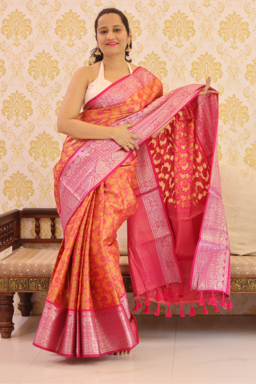 Kanjivaram Silk Saree Muskaan (SAREE)