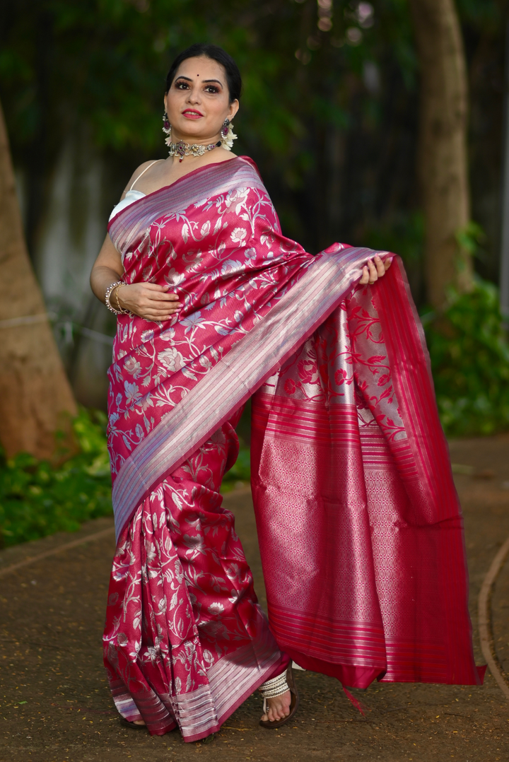 Banarasi Lichi Silk Saree Pavitra (SAREE)