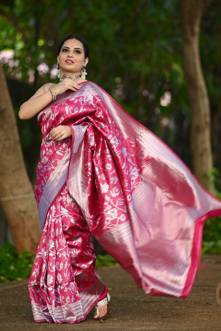 Banarasi Lichi Silk Saree Pavitra (SAREE)