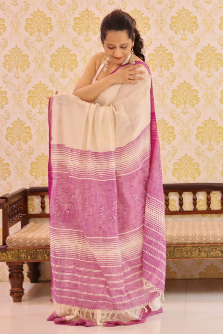 Woven Cotton Saree Shalini (SAREE)