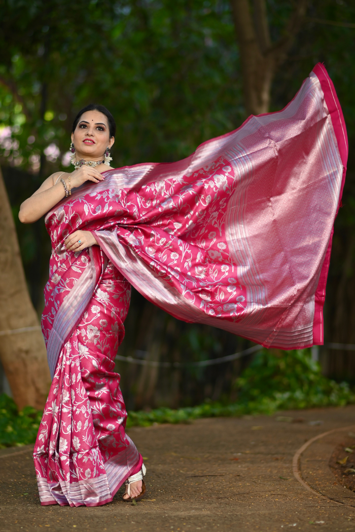 Banarasi Lichi Silk Saree Pavitra (SAREE)