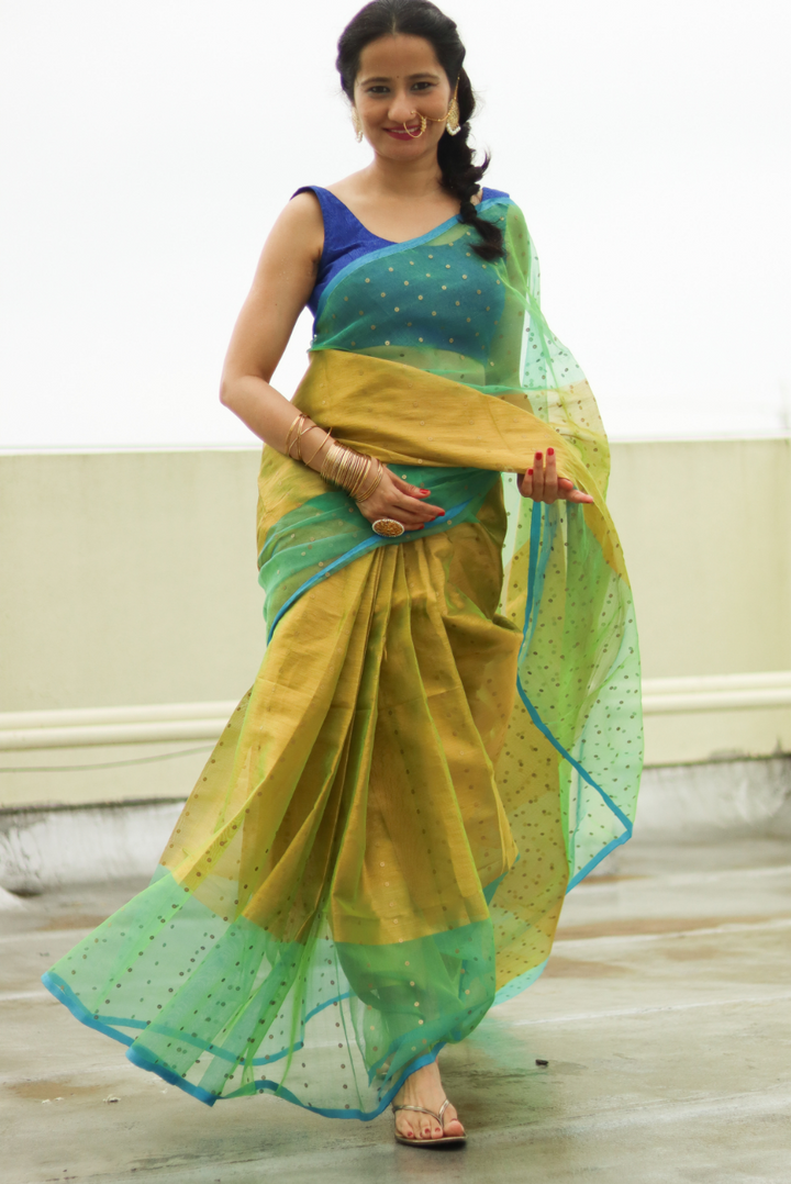 Muslin Silk Sequin Saree Dhoom Ketu (SAREE)