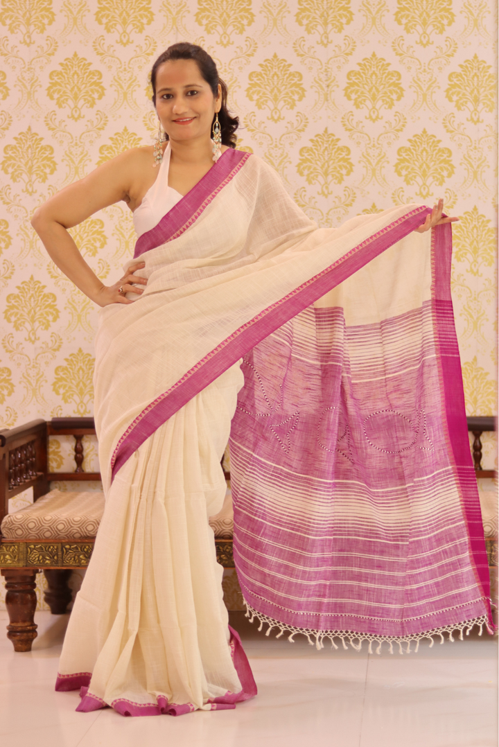 Woven Cotton Saree Shalini (SAREE)