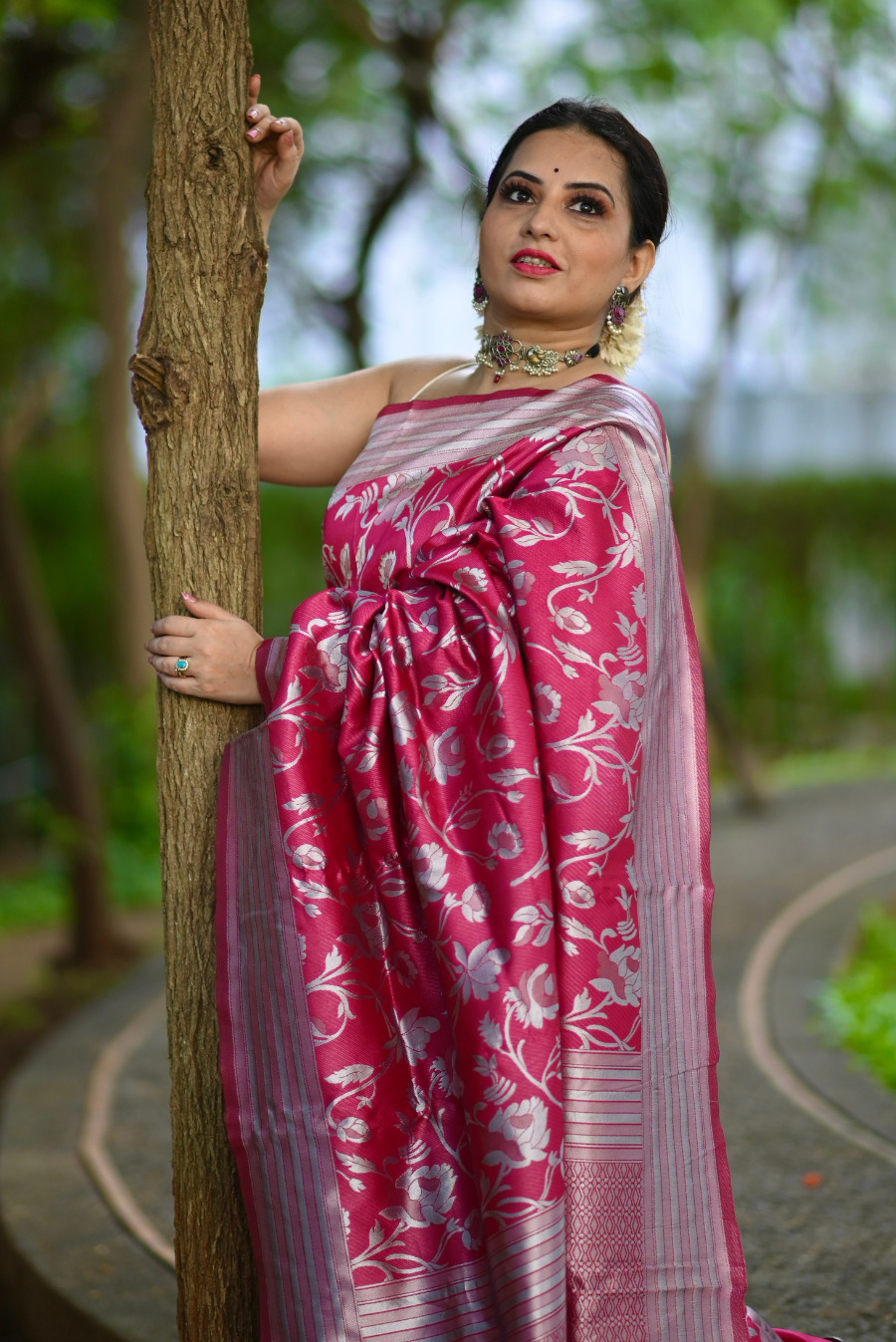 Banarasi Lichi Silk Saree Pavitra (SAREE)