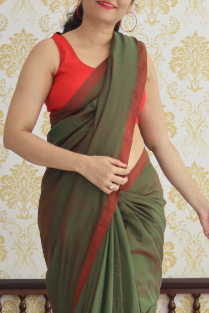 Woven Mulmul Saree Imlee (SAREE)