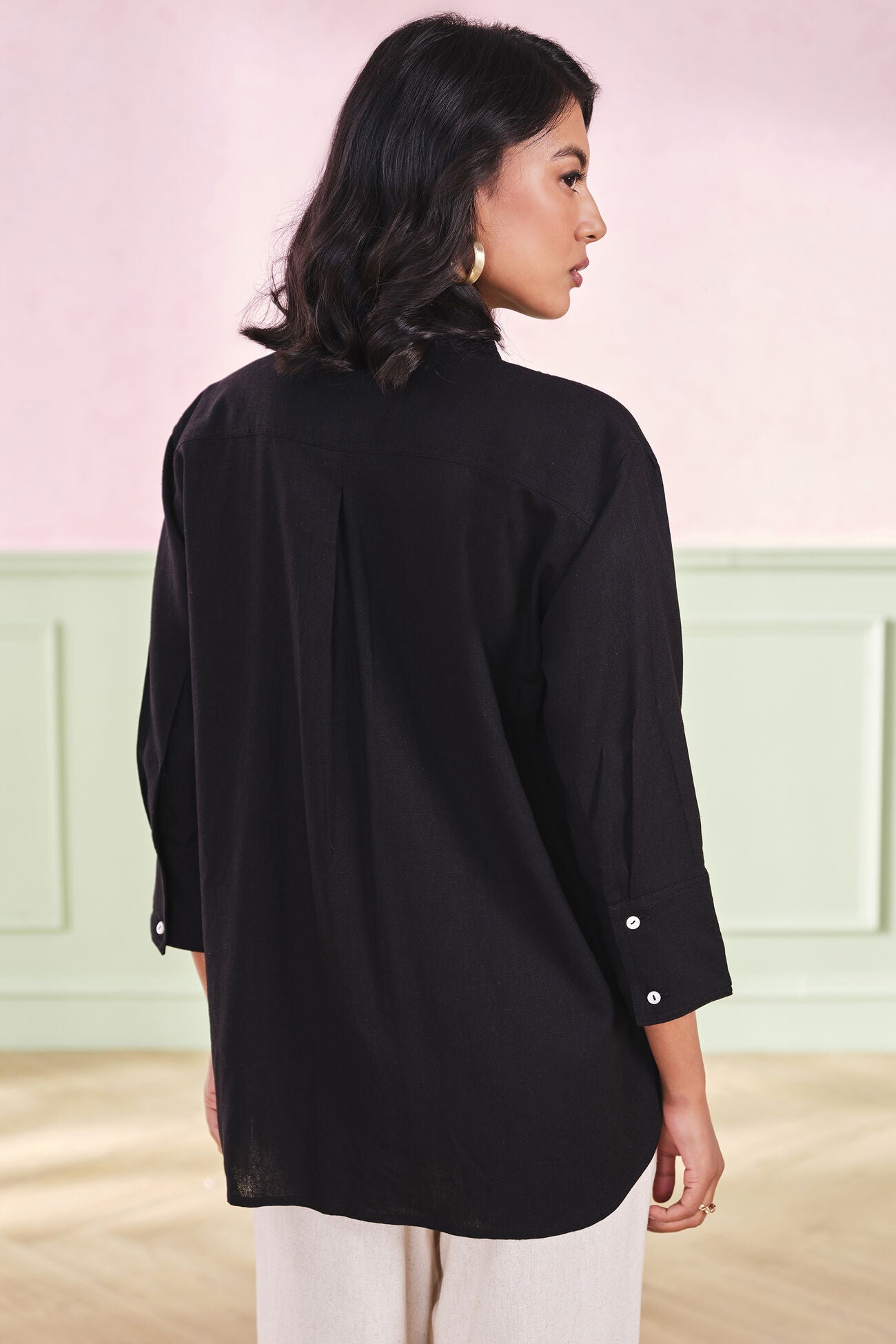 Floral Eclipse Viscose Blend Shirt