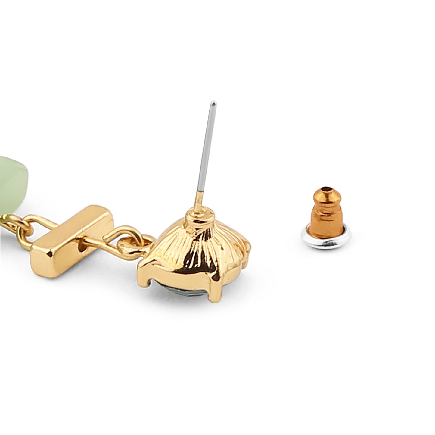 London Women's Mixed Shape Stone Drop Earring