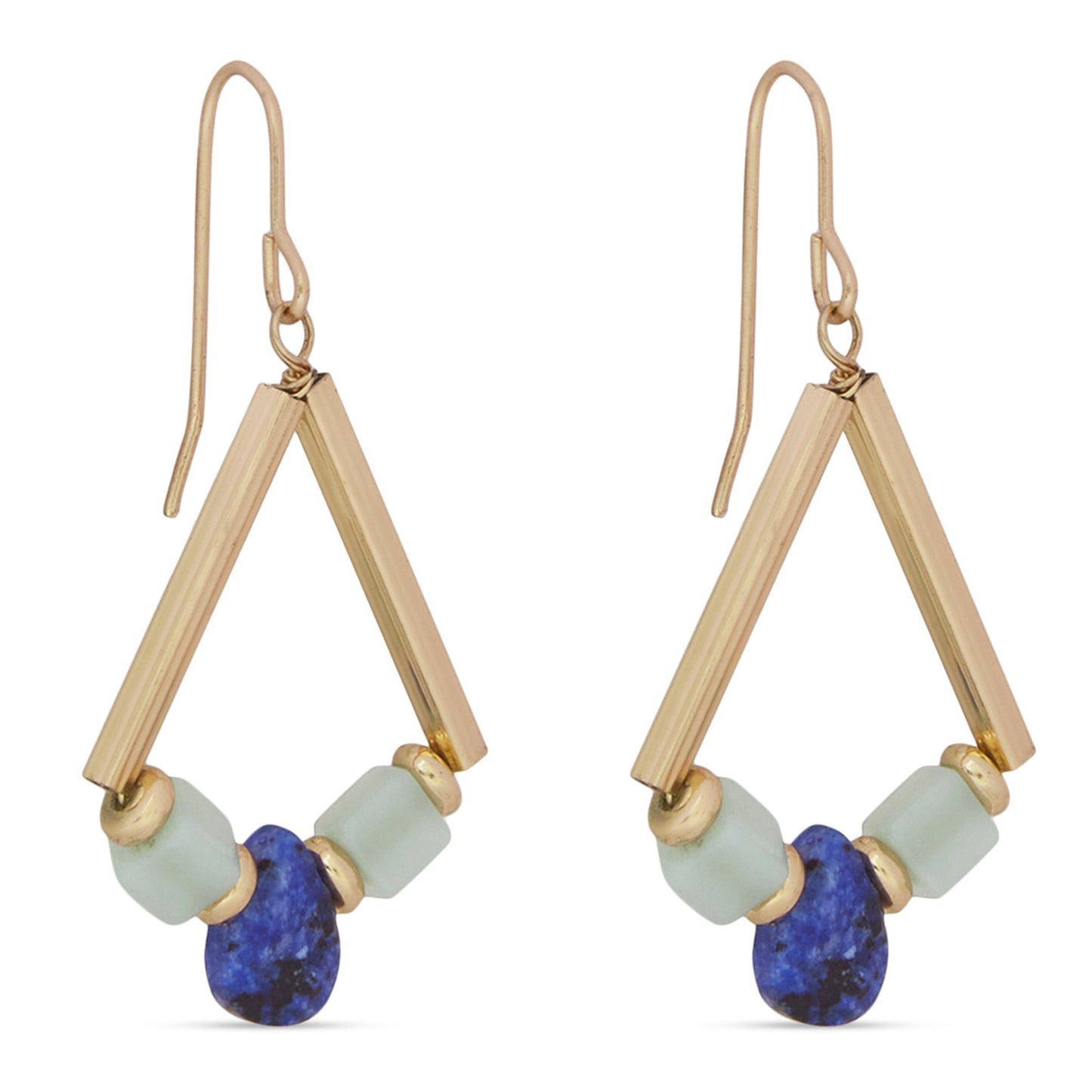 London Women's Triangle Stone Drop