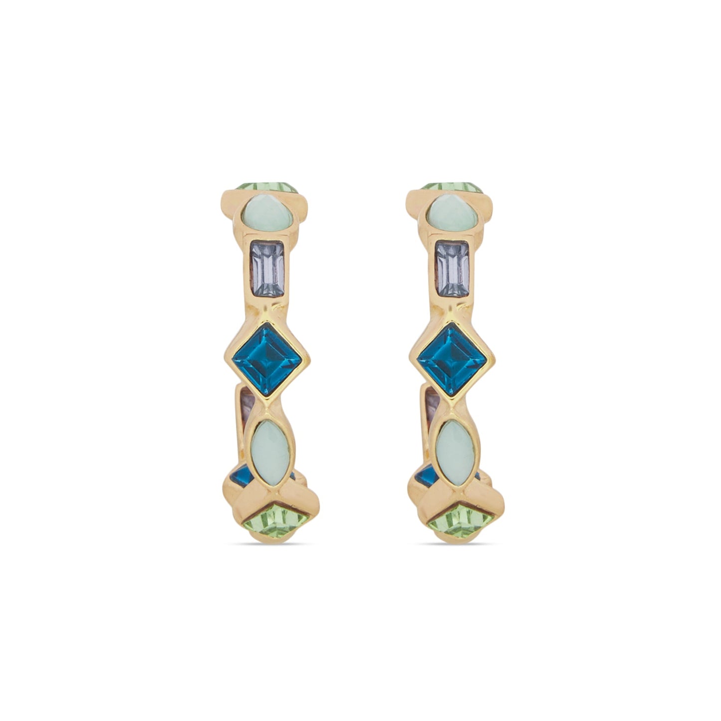 London Women's Eclectic Stone Hoop