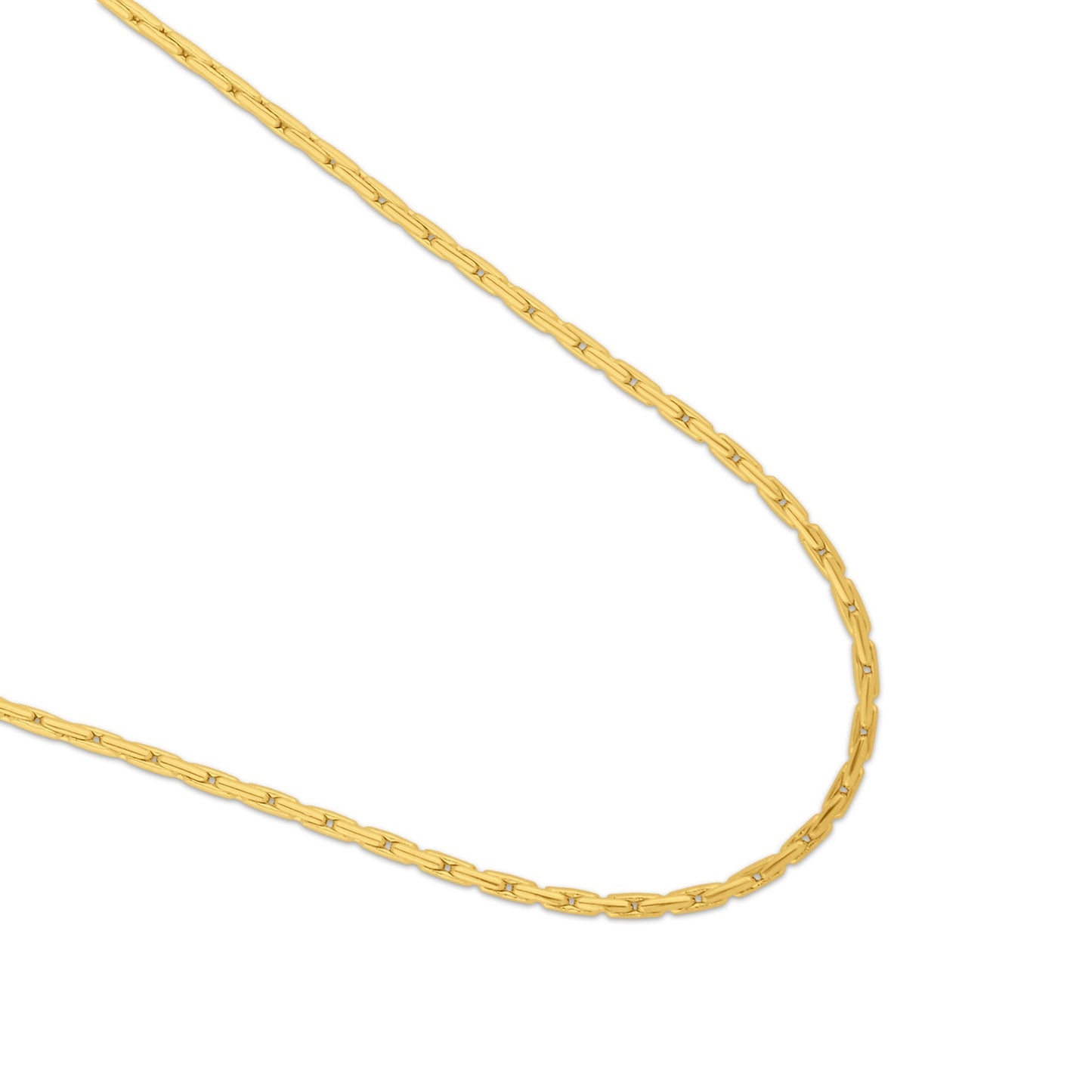 London Women's Z Real Gold Plated Collar Chain Necklace