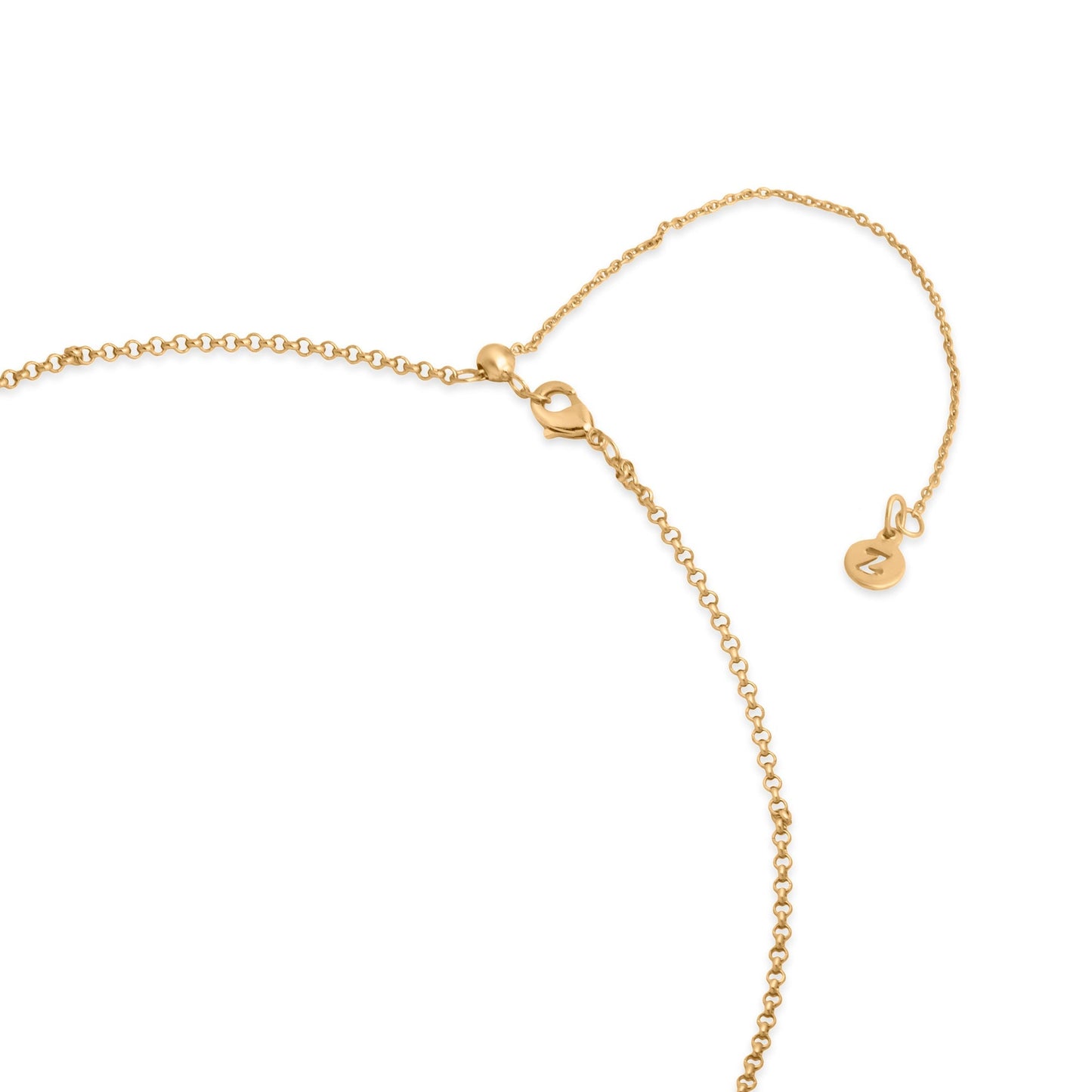 London Women's Z Real Gold Plated Belcher Chain Necklace