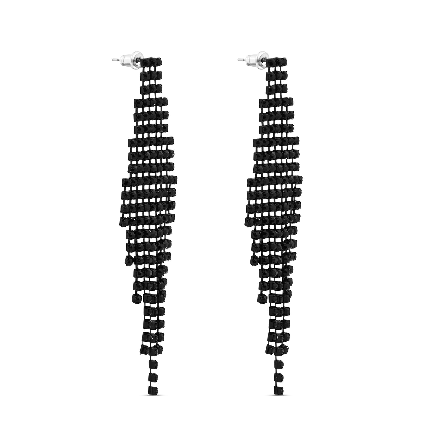 London Women's Waterfall Statement Drop Earrings