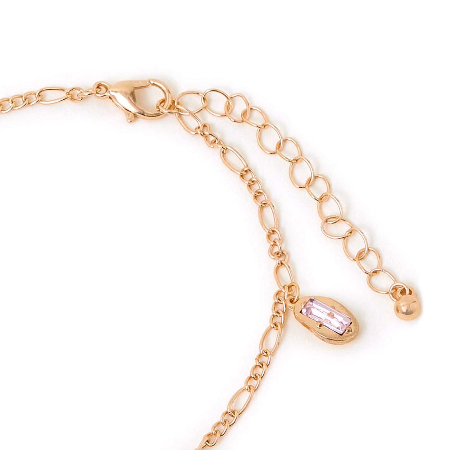 London Women's Molten Encrusted Gem Anklet