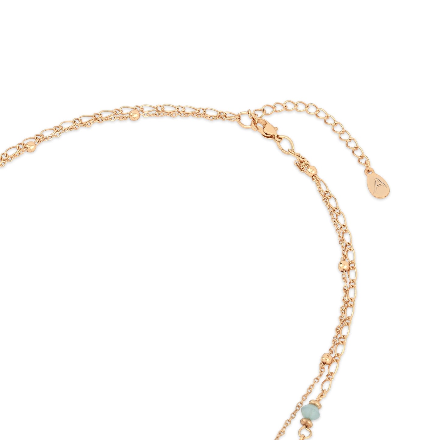 London Women's Multi Layered Facet Bead Necklace