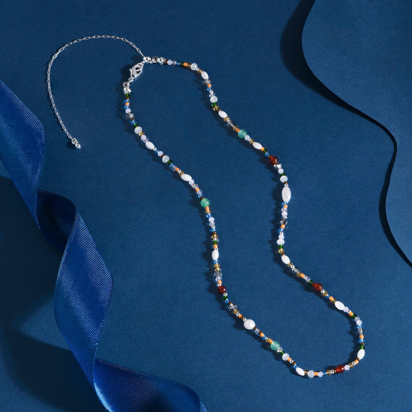 London Women's Sterling Silver-plated Pearl Beaded Necklace