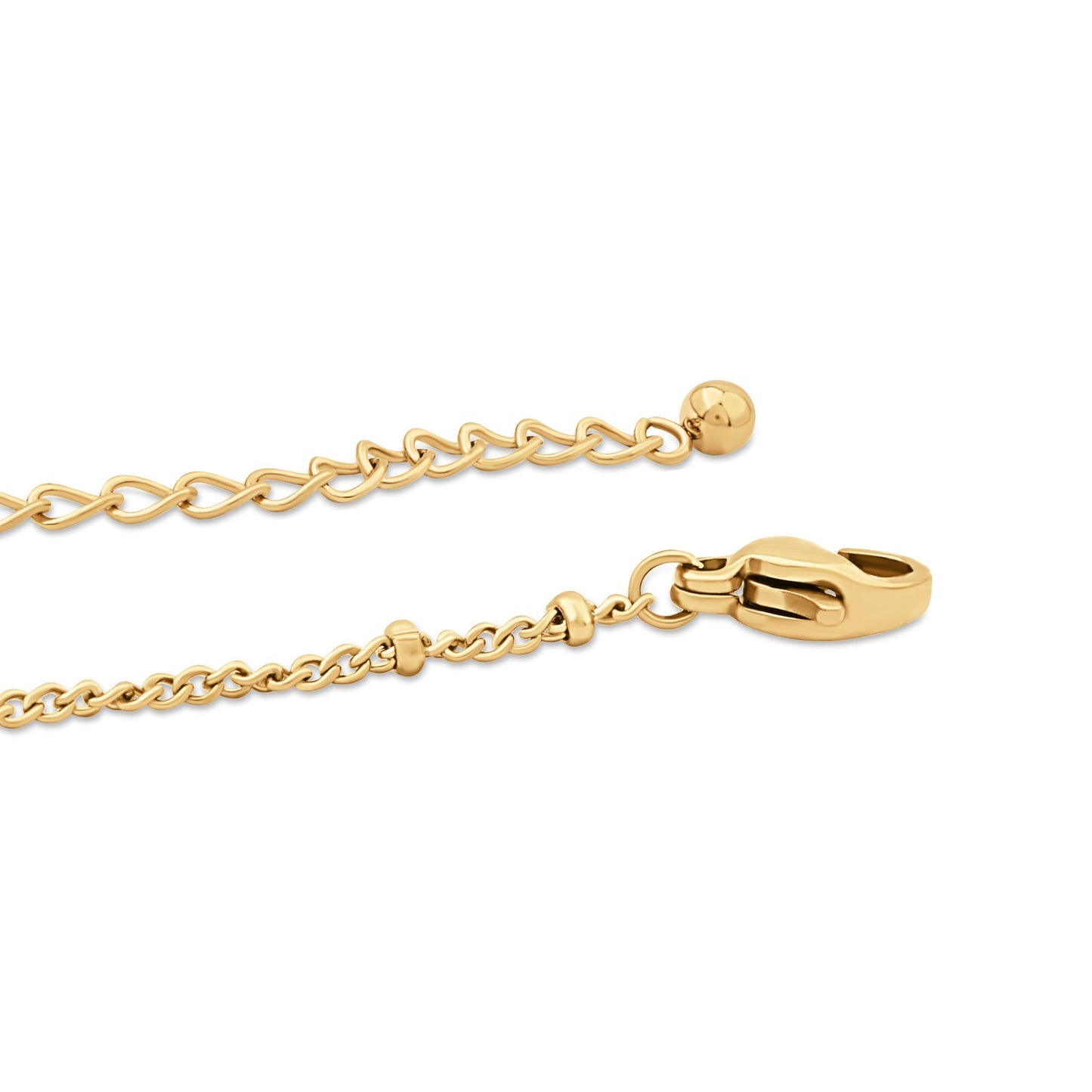 London Women Gold-Plated Stainless Steel Bobble Anklet