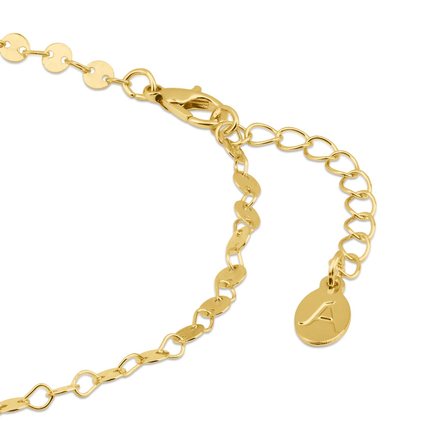 London Women's Shell Charm Anklets Pack Of 2