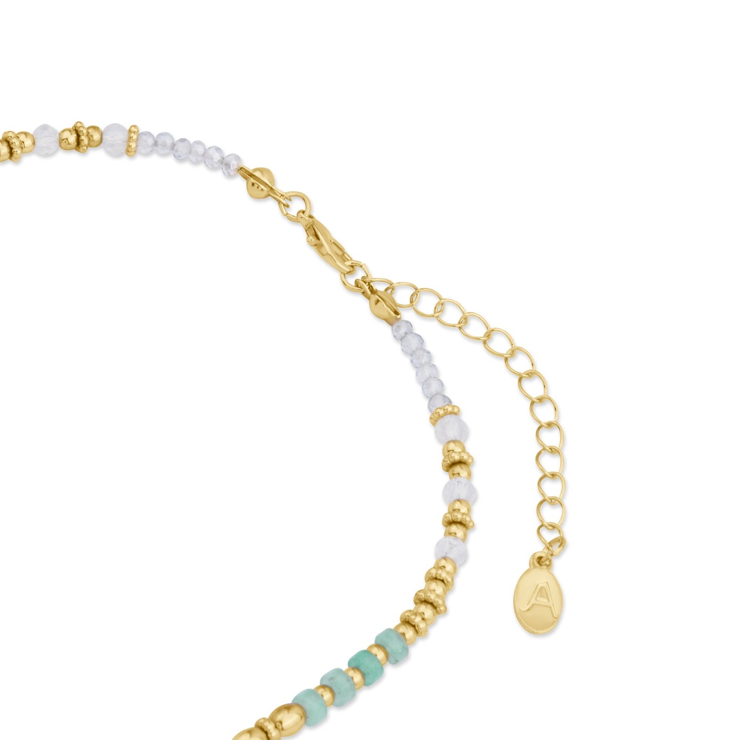London Women Multi Mix Stone Bead Necklace