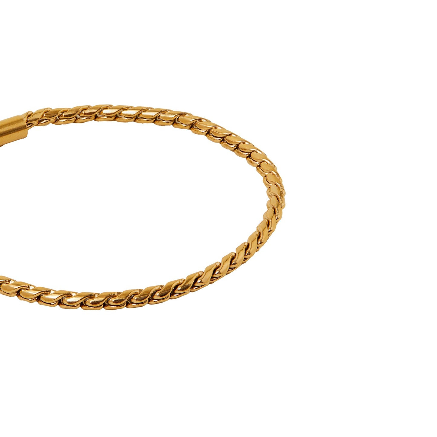 Real Gold Plated Waterproof Snake Chain Bracelet